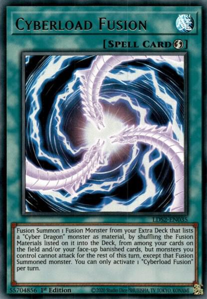 Cyberload Fusion LDS2-EN035 card from Legendary Duelists: Season 2