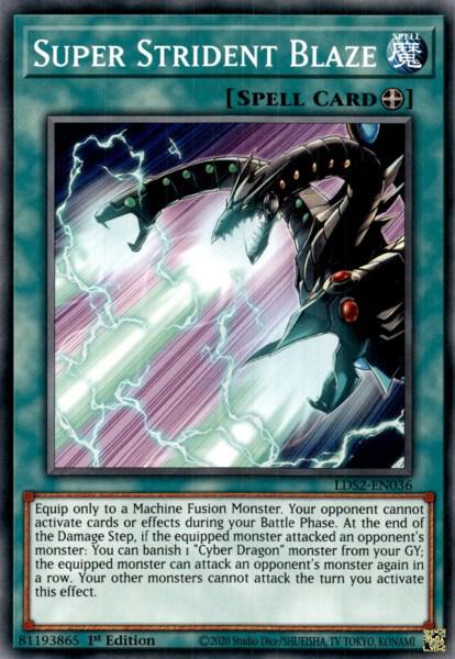 Super Strident Blaze LDS2-EN036 card from Legendary Duelists: Season 2