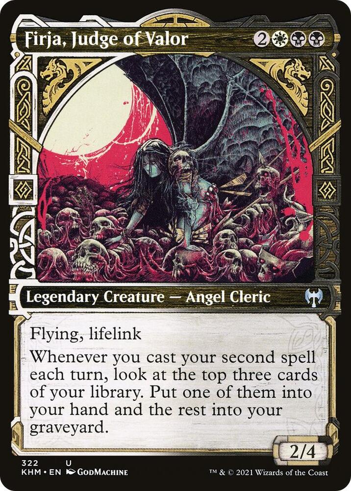 Firja, Judge of Valor (Showcase) 322 card from Kaldheim