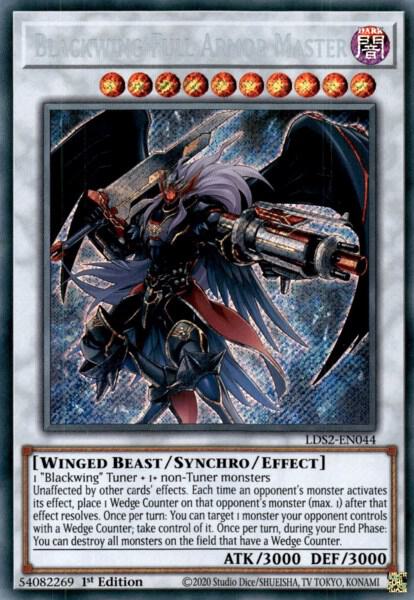 Blackwing Full Armor Master LDS2-EN044 card from Legendary Duelists: Season 2