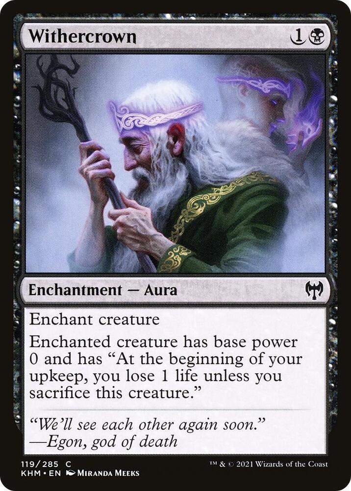 Withercrown 119 card from Kaldheim