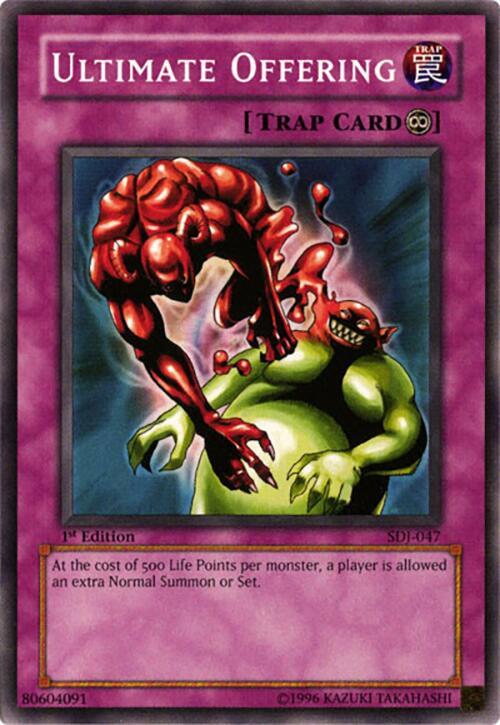 Ultimate Offering SDJ-047 card from Starter Deck: Joey