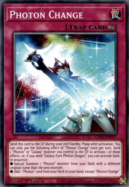 Photon Change LDS2-EN057 card from Legendary Duelists: Season 2