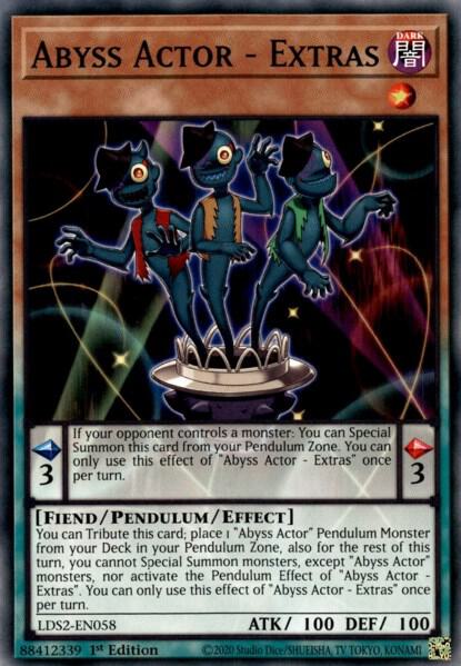 Abyss Actor - Extras LDS2-EN058 card from Legendary Duelists: Season 2