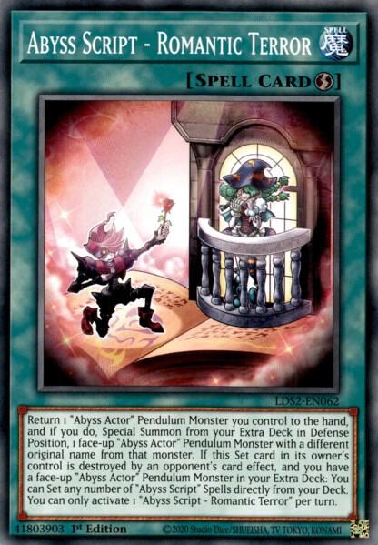 Abyss Script - Romantic Terror LDS2-EN062 card from Legendary Duelists: Season 2