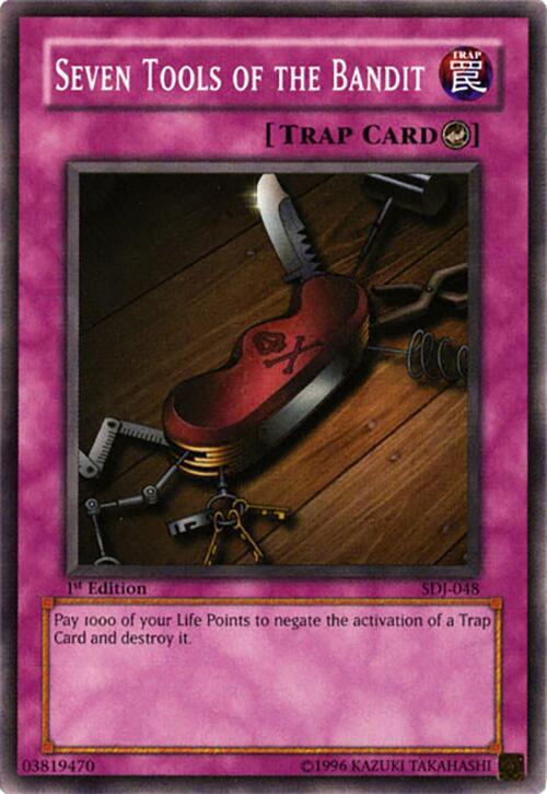 Seven Tools of the Bandit SDJ-048 card from Starter Deck: Joey