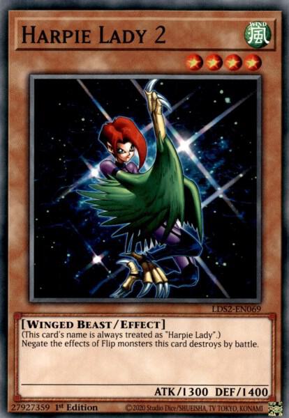 Harpie Lady 2 LDS2-EN069 card from Legendary Duelists: Season 2