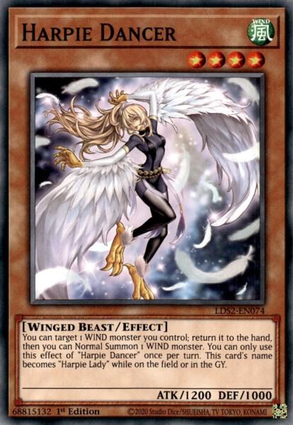 Harpie Dancer LDS2-EN074 card from Legendary Duelists: Season 2