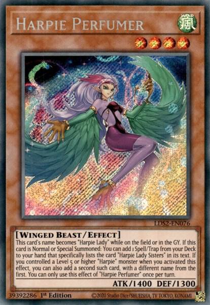 Harpie Perfumer LDS2-EN076 card from Legendary Duelists: Season 2