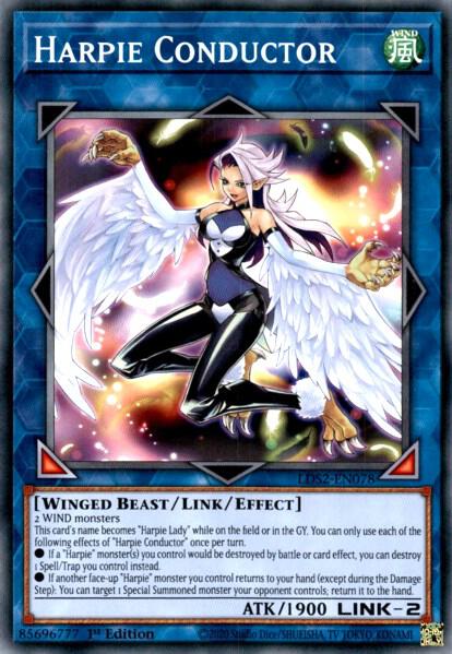 Harpie Conductor LDS2-EN078 card from Legendary Duelists: Season 2