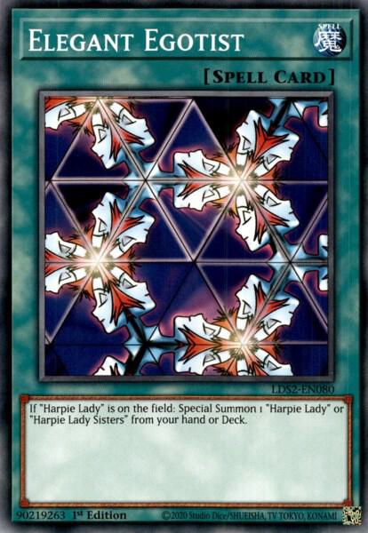 Elegant Egotist LDS2-EN080 card from Legendary Duelists: Season 2