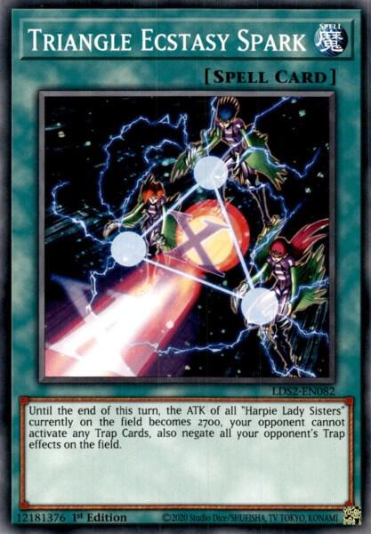 Triangle Ecstasy Spark LDS2-EN082 card from Legendary Duelists: Season 2