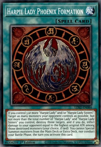 Harpie Lady Phoenix Formation LDS2-EN084 card from Legendary Duelists: Season 2