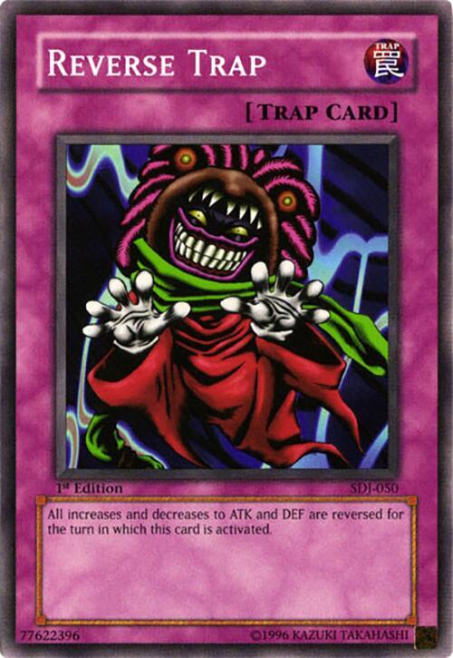 Reverse Trap SDJ-050 card from Starter Deck: Joey
