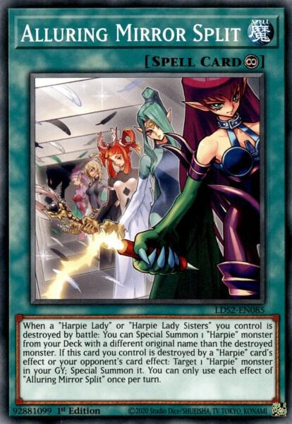 Alluring Mirror Split LDS2-EN085 card from Legendary Duelists: Season 2