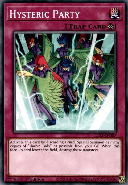 Hysteric Party LDS2-EN087 card from Legendary Duelists: Season 2