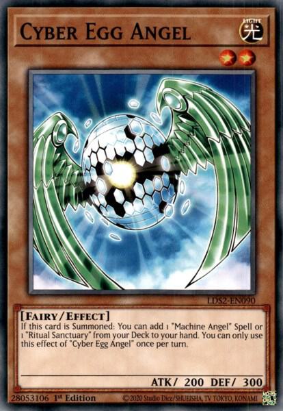 Cyber Egg Angel LDS2-EN090 card from Legendary Duelists: Season 2