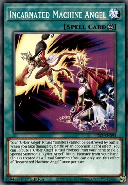 Incarnated Machine Angel LDS2-EN093 card from Legendary Duelists: Season 2