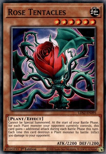 Rose Tentacles LDS2-EN095 card from Legendary Duelists: Season 2