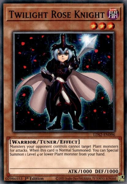 Twilight Rose Knight LDS2-EN096 card from Legendary Duelists: Season 2