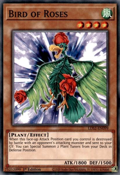 Bird of Roses LDS2-EN099 card from Legendary Duelists: Season 2