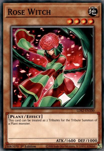 Rose Witch LDS2-EN100 card from Legendary Duelists: Season 2