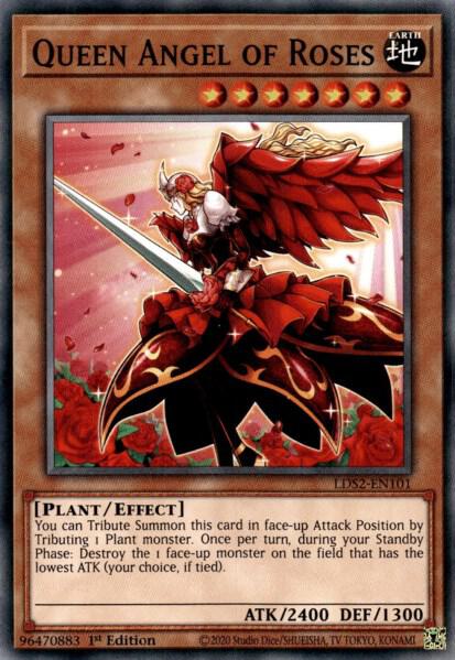 Queen Angel of Roses LDS2-EN101 card from Legendary Duelists: Season 2