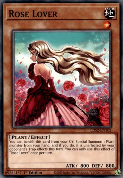 Rose Lover LDS2-EN102 card from Legendary Duelists: Season 2