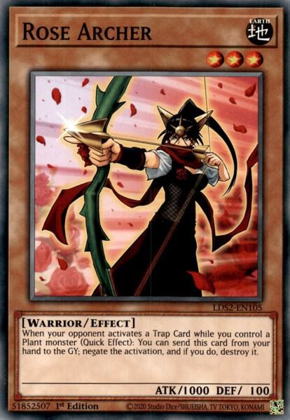 Rose Archer LDS2-EN105 card from Legendary Duelists: Season 2