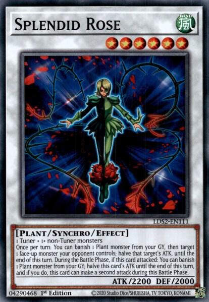Splendid Rose LDS2-EN111 card from Legendary Duelists: Season 2