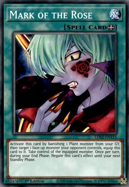 Mark of the Rose LDS2-EN115 card from Legendary Duelists: Season 2