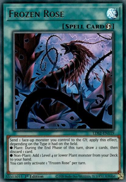Frozen Rose LDS2-EN119 card from Legendary Duelists: Season 2