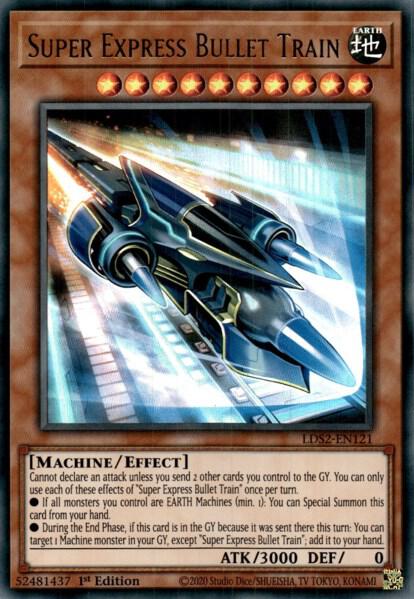 Super Express Bullet Train LDS2-EN121 card from Legendary Duelists: Season 2