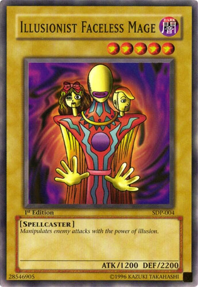 Illusionist Faceless Mage SDP-004 card from Starter Deck: Pegasus