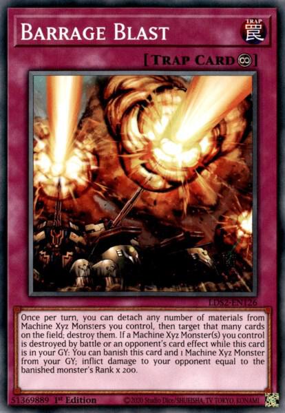 Barrage Blast LDS2-EN126 card from Legendary Duelists: Season 2
