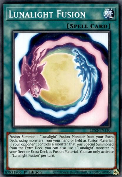 Lunalight Fusion LDS2-EN130 card from Legendary Duelists: Season 2