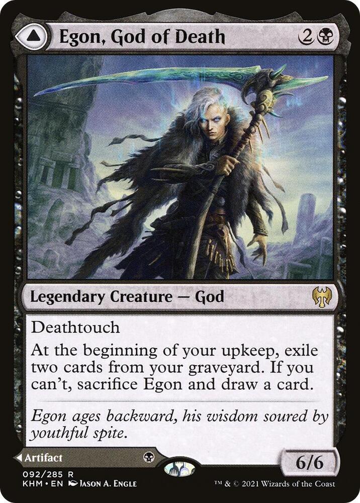 Egon, God of Death 92 card from Kaldheim