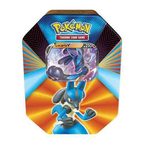 V Forces Tin [Lucario V] card from Miscellaneous Cards & Products