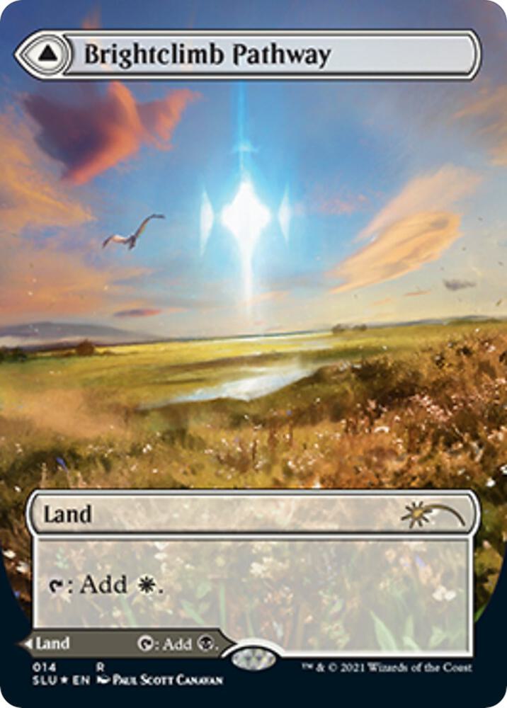 Brightclimb Pathway (Borderless) 14 card from Secret Lair Series