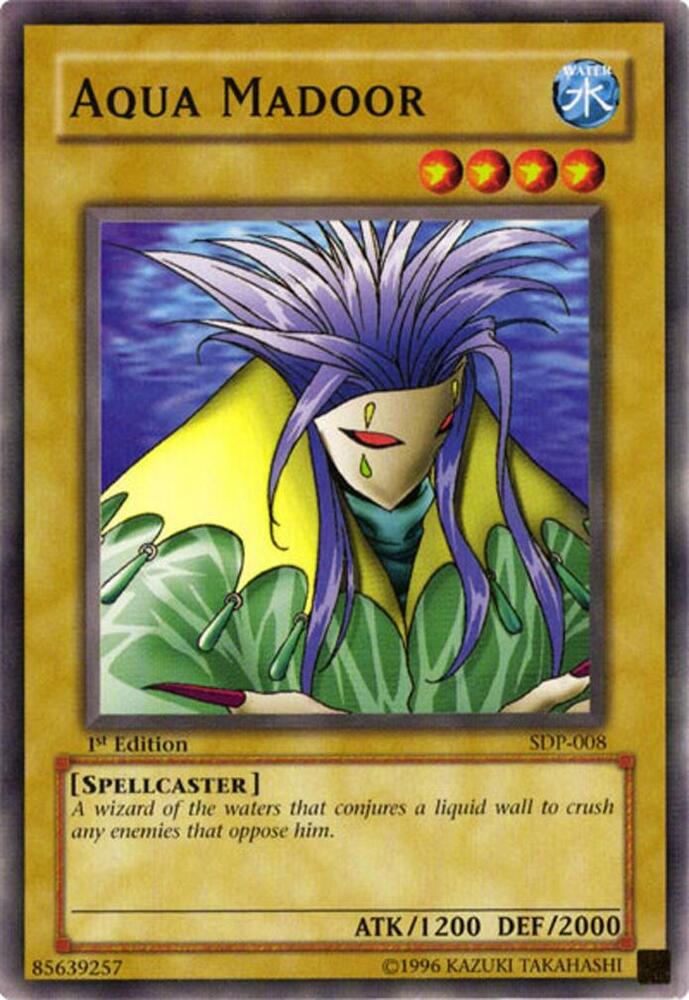 Aqua Madoor SDP-008 card from Starter Deck: Pegasus
