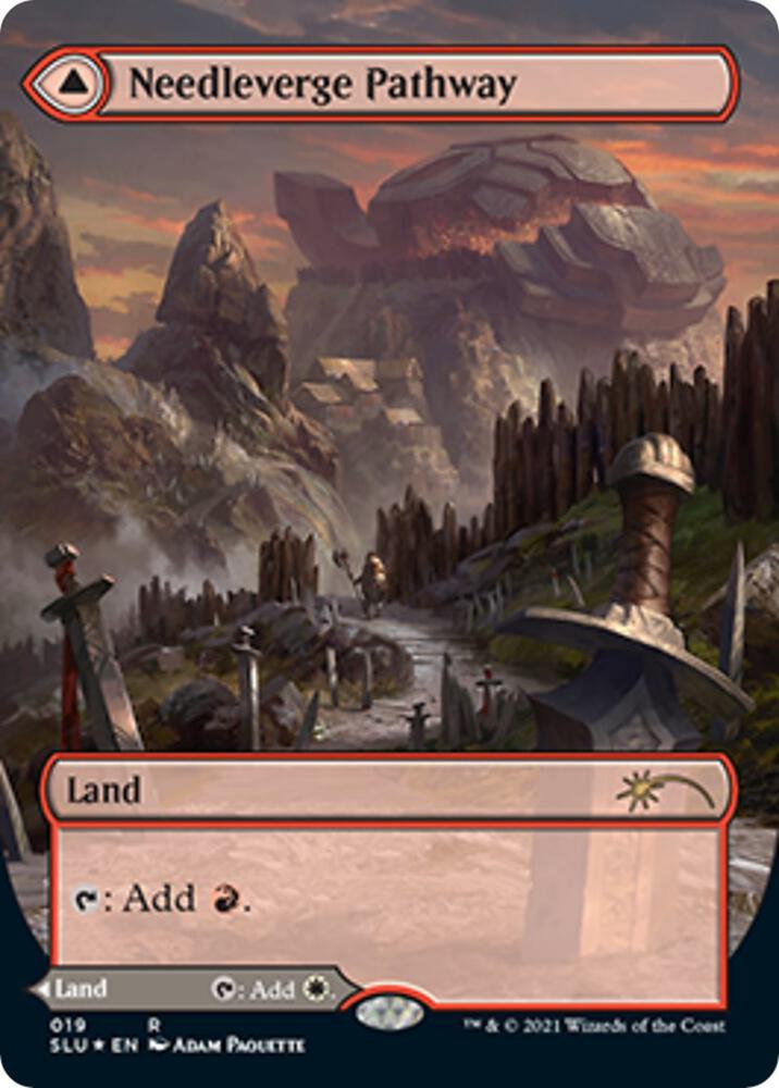 Needleverge Pathway (Borderless) 19 card from Secret Lair Series