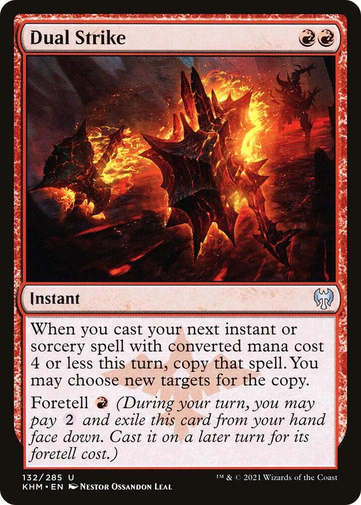 Dual Strike 132 card from Kaldheim