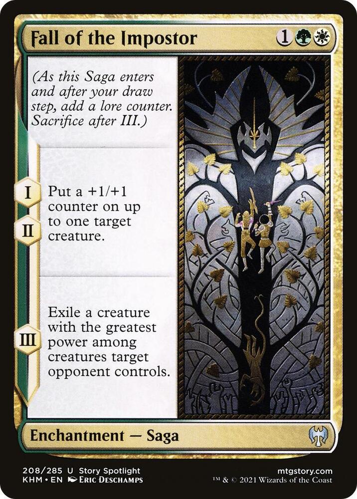 Fall of the Impostor 208 card from Kaldheim