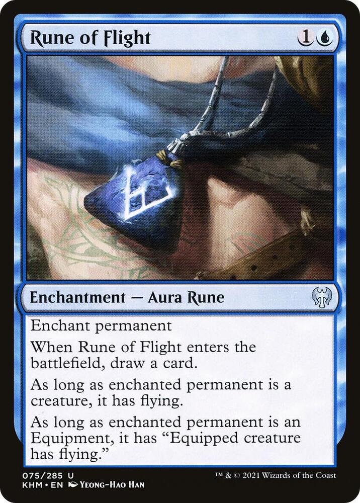 Rune of Flight 75 card from Kaldheim