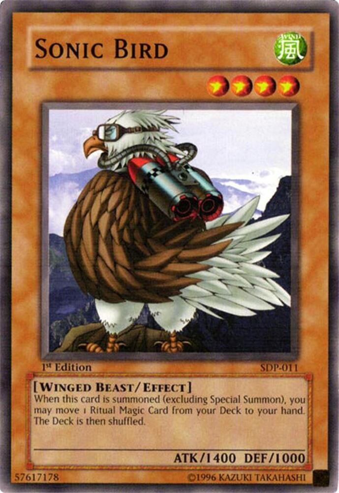 Sonic Bird SDP-011 card from Starter Deck: Pegasus
