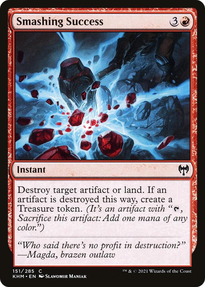 Smashing Success 151 card from Kaldheim
