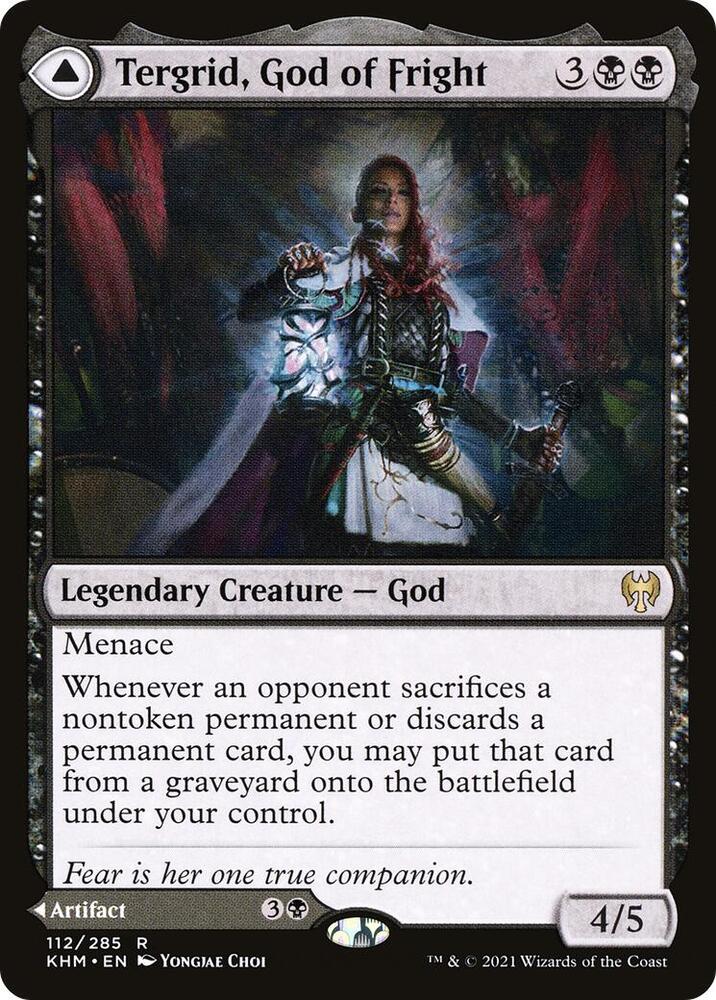 Tergrid, God of Fright 112 card from Kaldheim