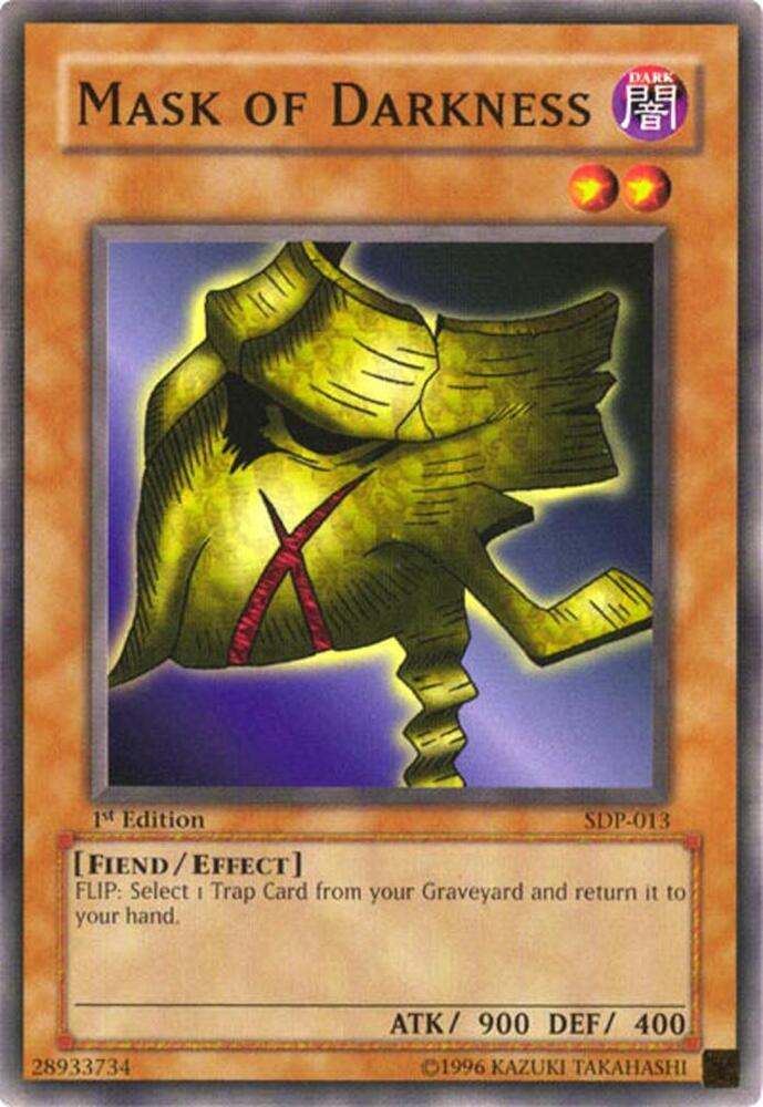 Mask of Darkness SDP-013 card from Starter Deck: Pegasus