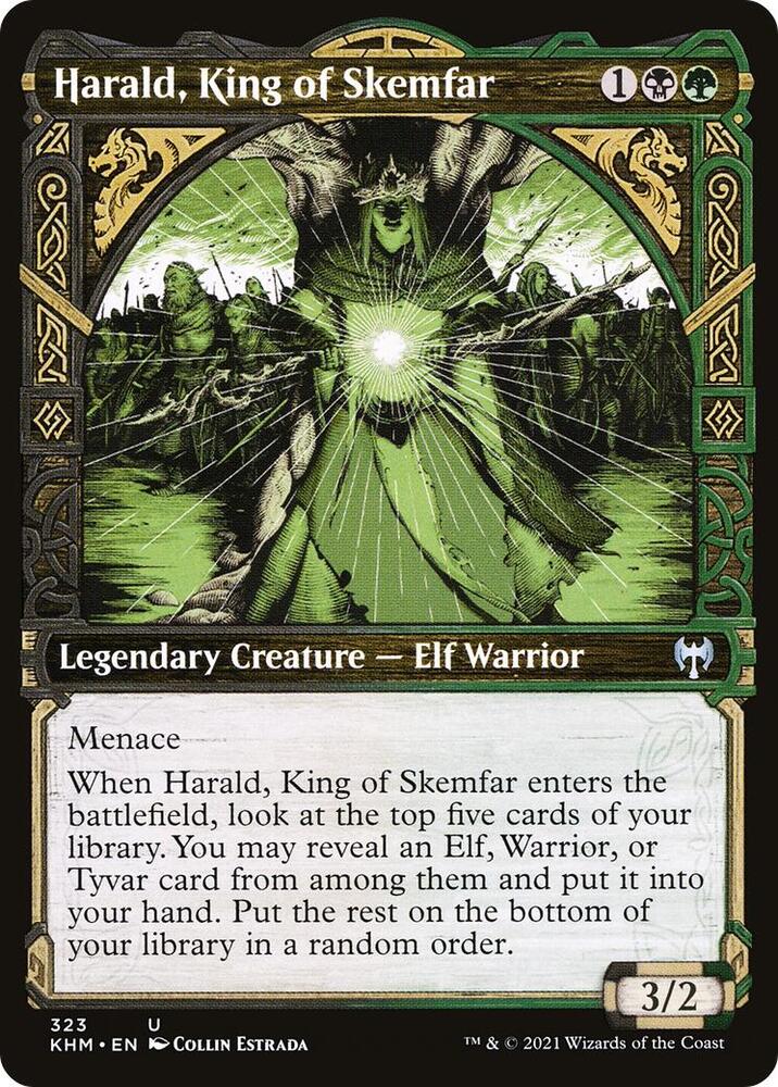 Harald, King of Skemfar (Showcase) 323 card from Kaldheim