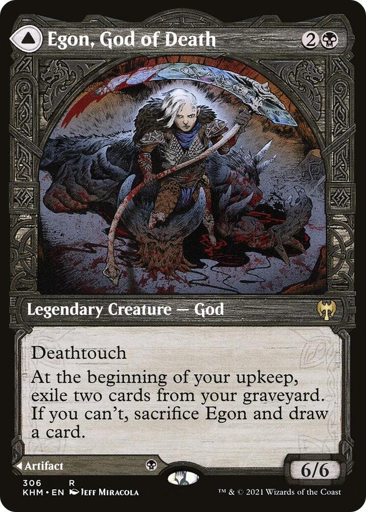 Egon, God of Death (Showcase) 306 card from Kaldheim